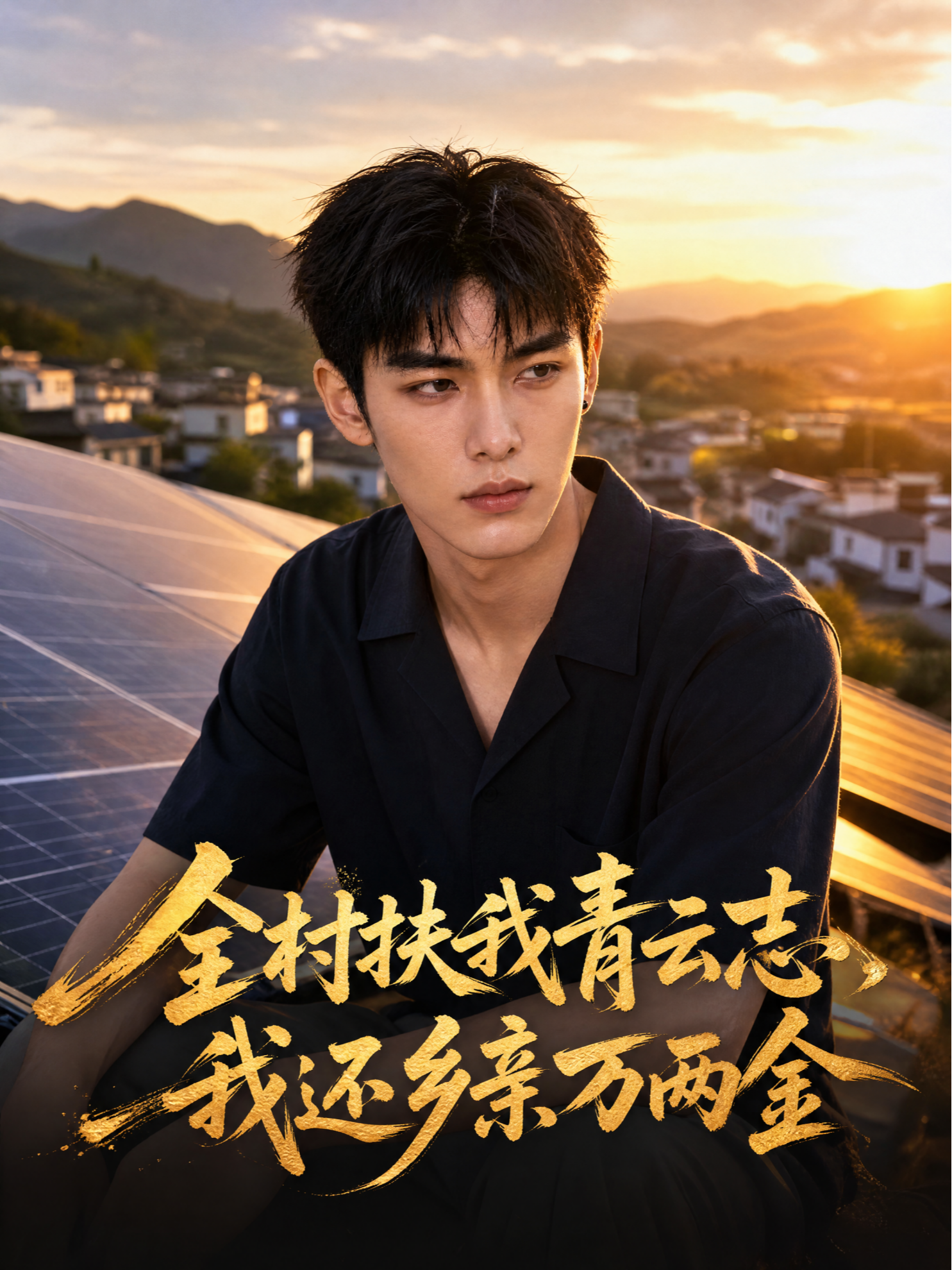 全村扶我青云志，我还乡亲万两金