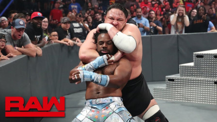WWE RAW 2019 【RAW 07/01】维京战士虐大E，大乔埋伏偷袭