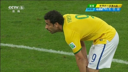 【下半场回放】弗雷德门前头槌破网 巴西队3-1领先
