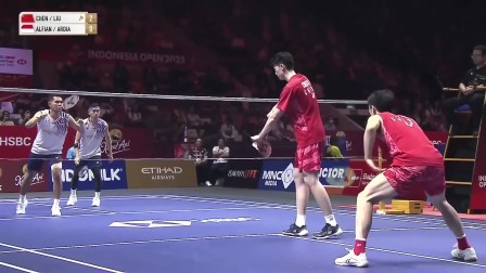 【全场回放】陈柏阳/刘毅0-2阿尔菲安/阿迪安托 印尼羽毛球公开赛 男双16强赛