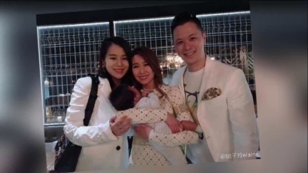嘻嘻娱乐 2017 11月 胡杏儿一家三口现身为好闺蜜庆生 儿子浓密头发抢镜 171122