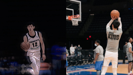 NBA热辣资讯 曾凡博代表点燃队参加全明星新秀趣味投篮对抗赛