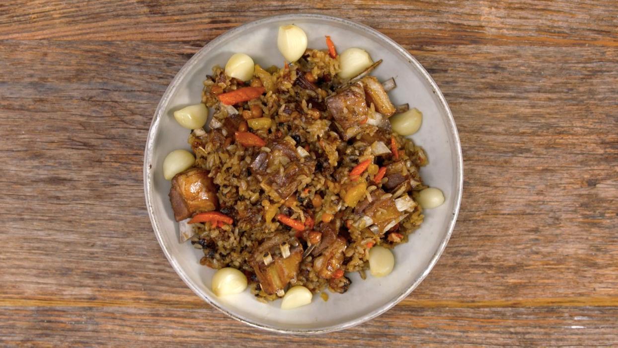 达人厨房 美食台｜羊肉抓饭