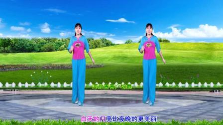 流行DJ广场舞及教学 第三季 广场舞《白天的月亮》32步附分解
