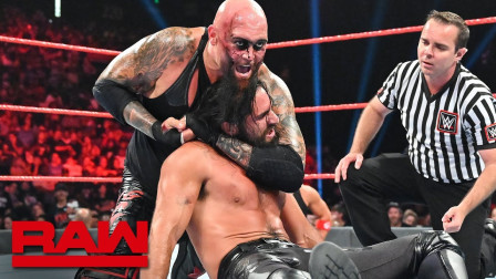 WWE RAW 2019 【RAW 09/02】4大汉合力控制人间怪兽