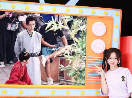 芒果新星班之非正式播报 热巴龚俊《安乐传》穿戏服对戏
