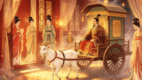 西晋史65司马炎羊车望幸引发西晋奢靡之风【谷园讲通鉴389】