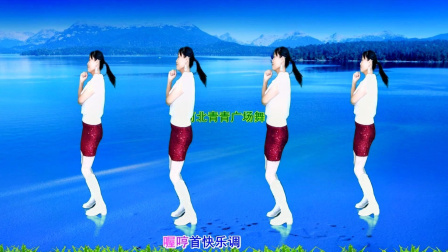 90年代老歌广场舞《我被青春撞了一下腰》动感带劲