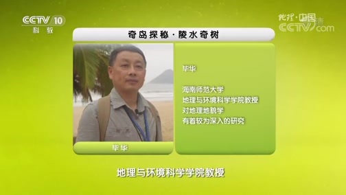 地理中国 《地理中国》 20181025 奇岛探秘·陵水奇树