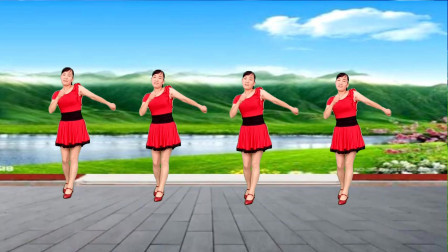 经典老歌广场舞《一壶老酒》感人至深，恰恰版好看易学