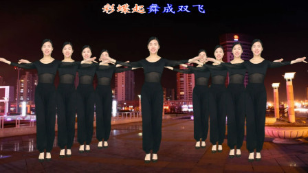 32步广场舞《姑娘我等你》网络歌曲，好听的动感情歌！