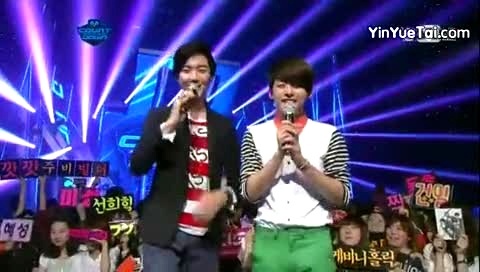 IU kiss&cry Mnet M!CountDown 东浩 MC Cut 12/05/03-U-Kiss (UKiss)