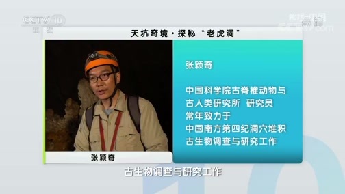 地理中国 《地理·中国》 20200321 天坑奇境·探秘“老虎洞”