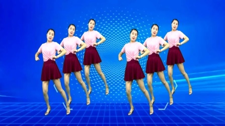 蓝莓思洁广场舞 精品广场舞推荐《晚秋》改编32步附教学
