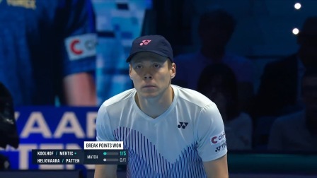 【全场回放】海利厄瓦拉/帕滕2-1库尔霍夫/梅克蒂奇 ATP年终总决赛小组赛