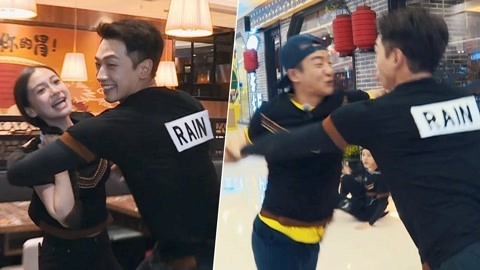 奔跑吧兄弟第四季 李晨竟遭秒撕 郑恺复仇Rain