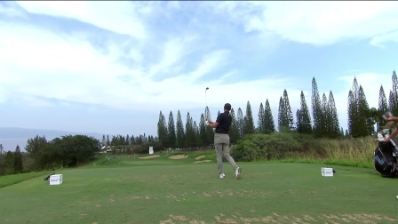 【高能时刻】明星级球员果然不一般，阿伯格开球上果岭落点佳