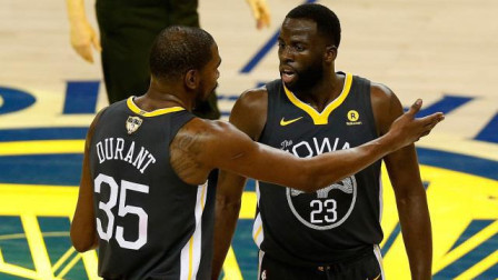 NBA流言收割机 勇士格林：KD没必要告诉我他去篮网，这是他自己的生活