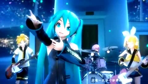 初音未来 积乱云 中文字幕版-初音未来 (初音，miku)