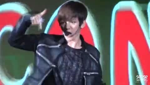 EXO CBS乐天公演 主白贤 饭拍版 12/05/26-EXO-K