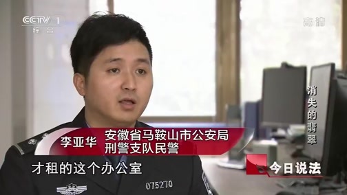 今日说法 《今日说法》 20200117 消失的翡翠
