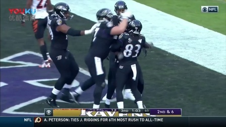 【NFL巨星风采】乌鸦队格斯-爱德华兹第11周表现