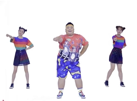 2018舞比快乐广场舞大课堂 阳光彩虹小白马 演示版