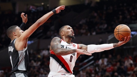 NBA常规赛-巴恩斯36+9 国王客场力克开拓者