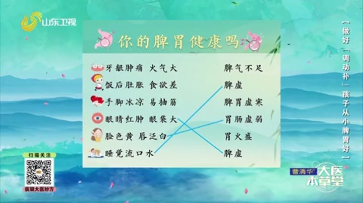 大医本草堂 做好“调动补”，孩子从小脾胃好