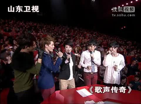 《歌声传奇》山东卫视 歌声传奇 毛阿敏“代替”小五与至上励合四人组合唱