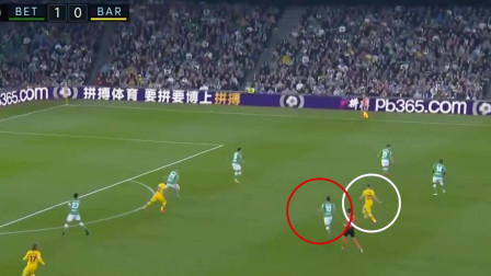 【巴萨3: 2贝蒂斯】梅西精准挑传助攻德容