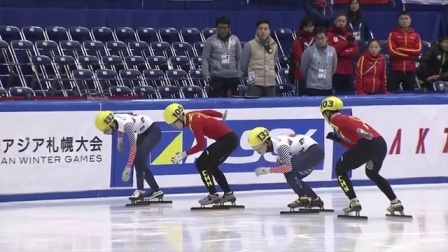 短道速滑 男子500米武大靖遭碰撞仍夺冠 冲线霸气庆祝