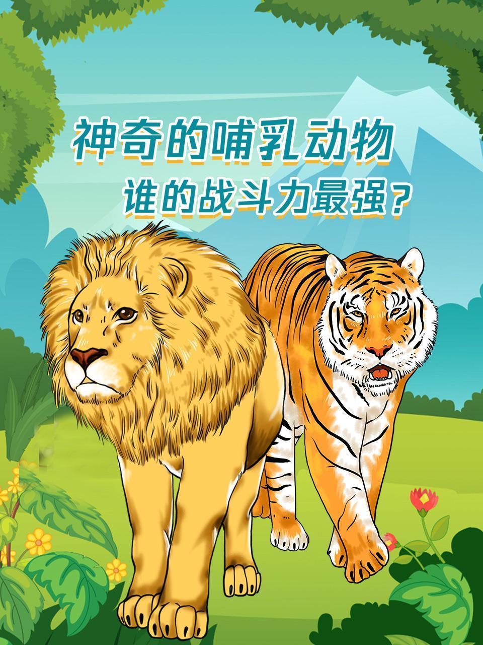 神奇的哺乳动物 谁的战斗力最强