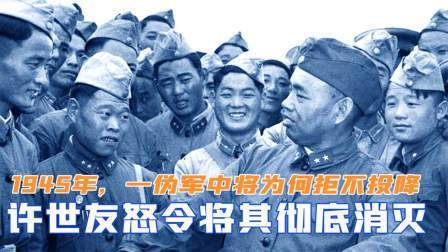 1945年，一伪军中将为何拒不投降？许世友怒令将其彻底消灭