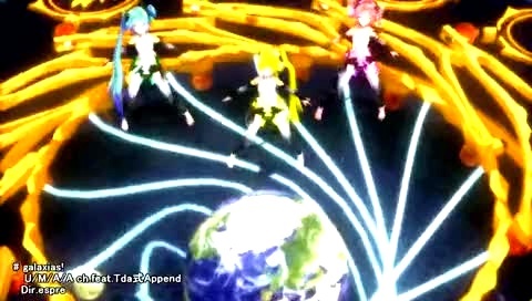 初音未来 Galaxias! 特效版-初音未来 (初音，miku)重音teto (重音)VOCALOID家族 (初音家族)亚北音留 (亜北)