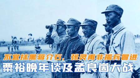 华夏史录 粟裕晚年谈孟良崮大战，直言不宜抹黑蒋介石，张灵甫并非孤兵冒进