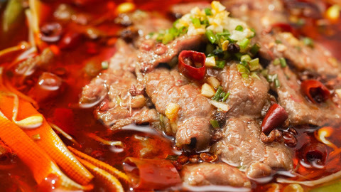 日食记 辣哭了也不松开水煮牛肉