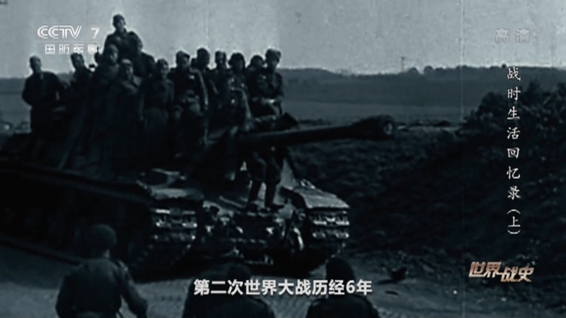 《世界战史》 20210223 战时生活回忆录（上）