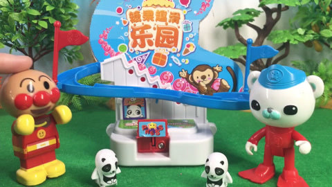 面包超人玩具视频 面包超人 滑滑梯玩具