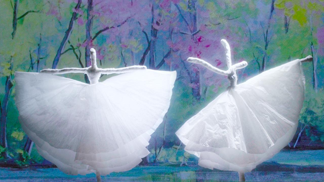 太惊艳！厕纸秒变芭蕾女神！