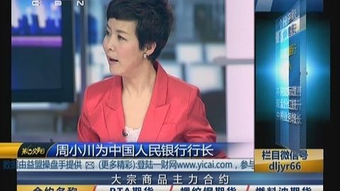 第6交易日 周小川为中国人民银行行长