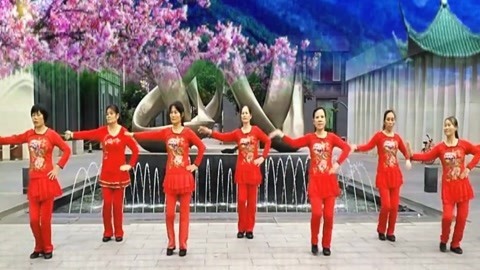 糖豆广场舞精选大众舞蹈 糖豆出品：广场舞《农家女》简单大众健身步子舞16步
