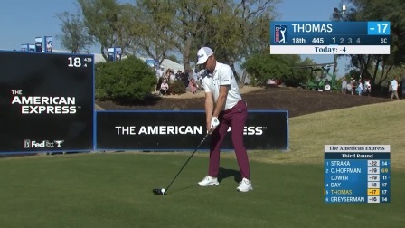 2025高尔夫美巡赛美国运通赛 第三轮原声解说全场回放（下）