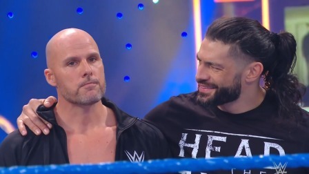 WWE SD1116期中文回放： 萨米辛遭神秘人秒杀，罗门痛揍挑战者叫嚣亚当