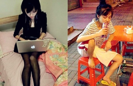 囧人囧事 女神与女汉子的姿势爆笑对比