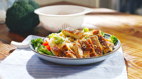 味蕾时光 够香够味的照烧鸡排饭