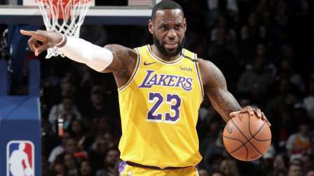 2021-2022赛季NBA集锦 詹姆斯43+14得分赛季新高 开拓者106-139湖人