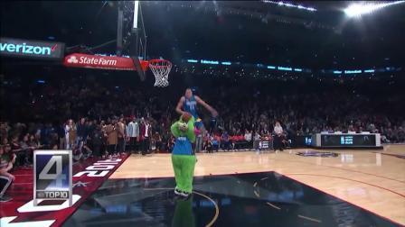 2020 NBA全明星正赛 扣篮大赛十大满分灌篮，卡特无悬念登顶乔丹仅第三