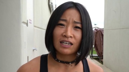 WWE在中国 萌萌的小外甥女到美国探班小姨，WWE中国之星李霞