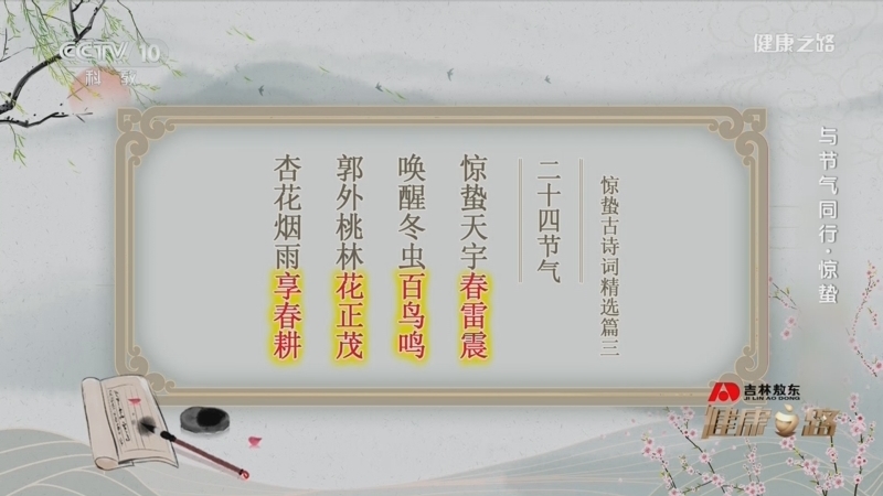 《健康之路》 20260304 与节气同行·惊蛰